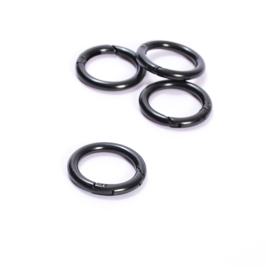 Κρίκος Με Μηχανισμό 25mm medium Μαύρο