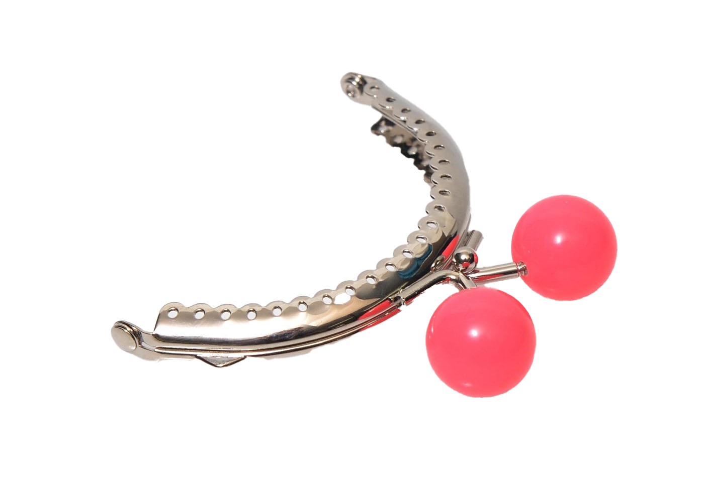 Frame 8.5εκ, Με Μπίλια, Νίκελ Fuchsia Pink
