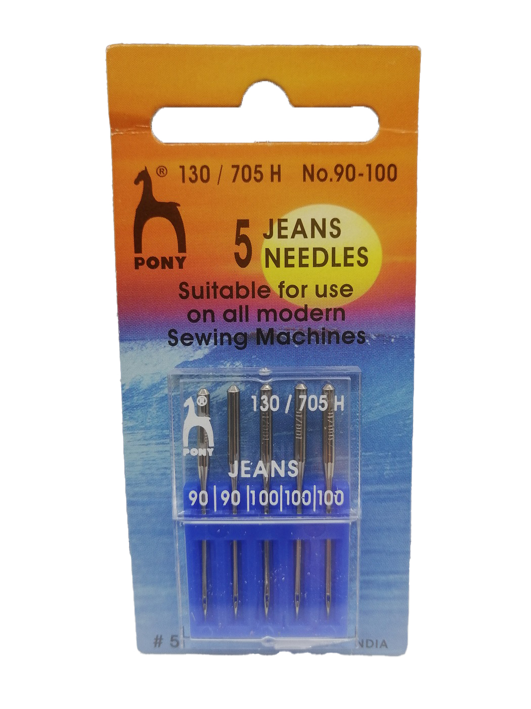 Βελόνες Μηχανής για jeans Pony  No 90 - 100