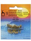 Παραμάνες Χρυσές  Size 000   19mm    15 τεμάχια