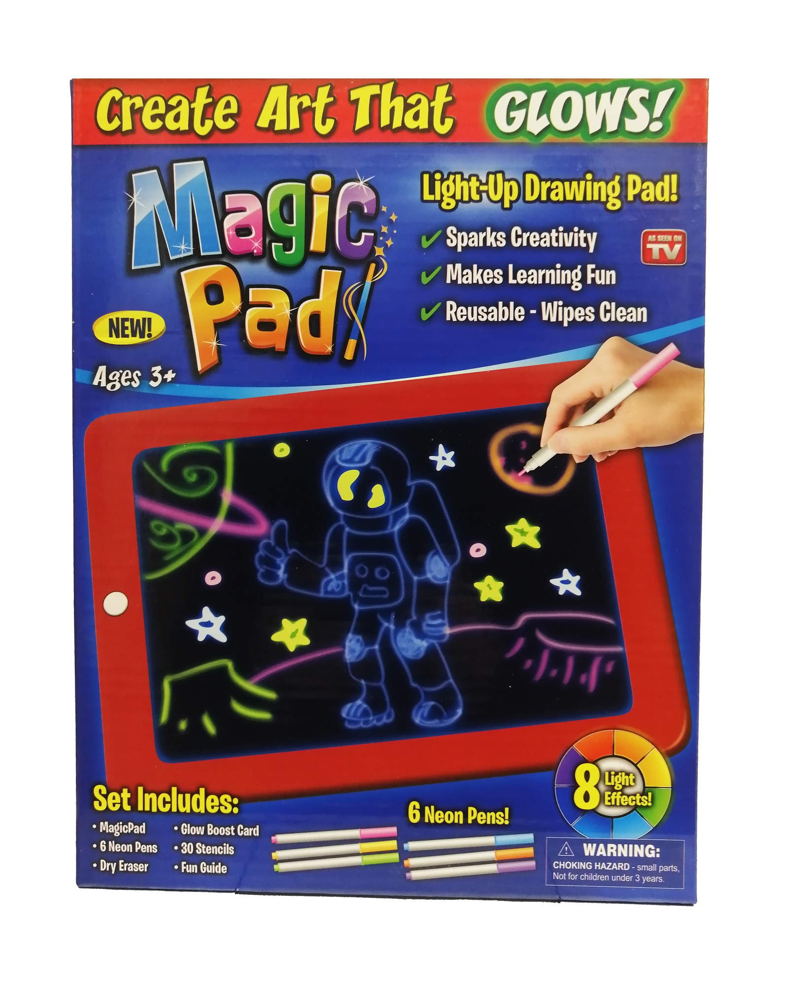 Μαγικός φωτεινός πίνακας ζωγραφικής Magic Pad
