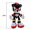 Λούτρινο Αρκουδάκι Shadow the Hedgehog Μαύρο  27 cm