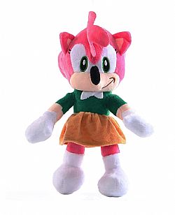 Λούτρινο Αρκουδάκι Amy Rose  (Rosy the Rascal) Ροζ  27 cm