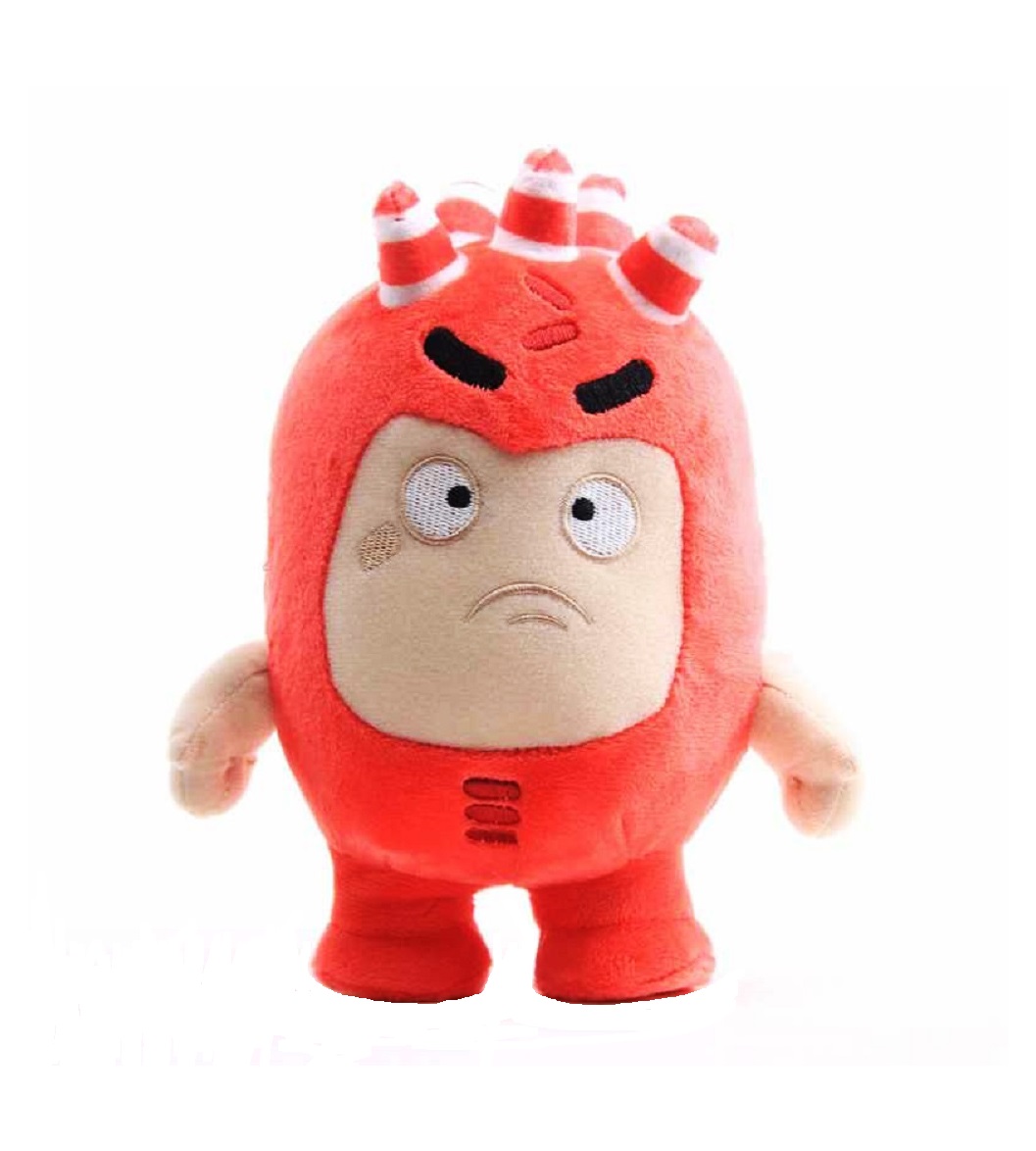 Λούτρινο Αρκουδάκι Oddbods Fuse  Κόκκινο  24 cm
