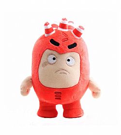 Λούτρινο Αρκουδάκι Oddbods Fuse  Κόκκινο  24 cm