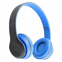 Ασύρματα Ακουστικά Bluetooth  P47  Χρώμα Μπλε 