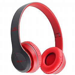 Ασύρματα Ακουστικά Bluetooth  P47  Χρώμα Κόκκινο
