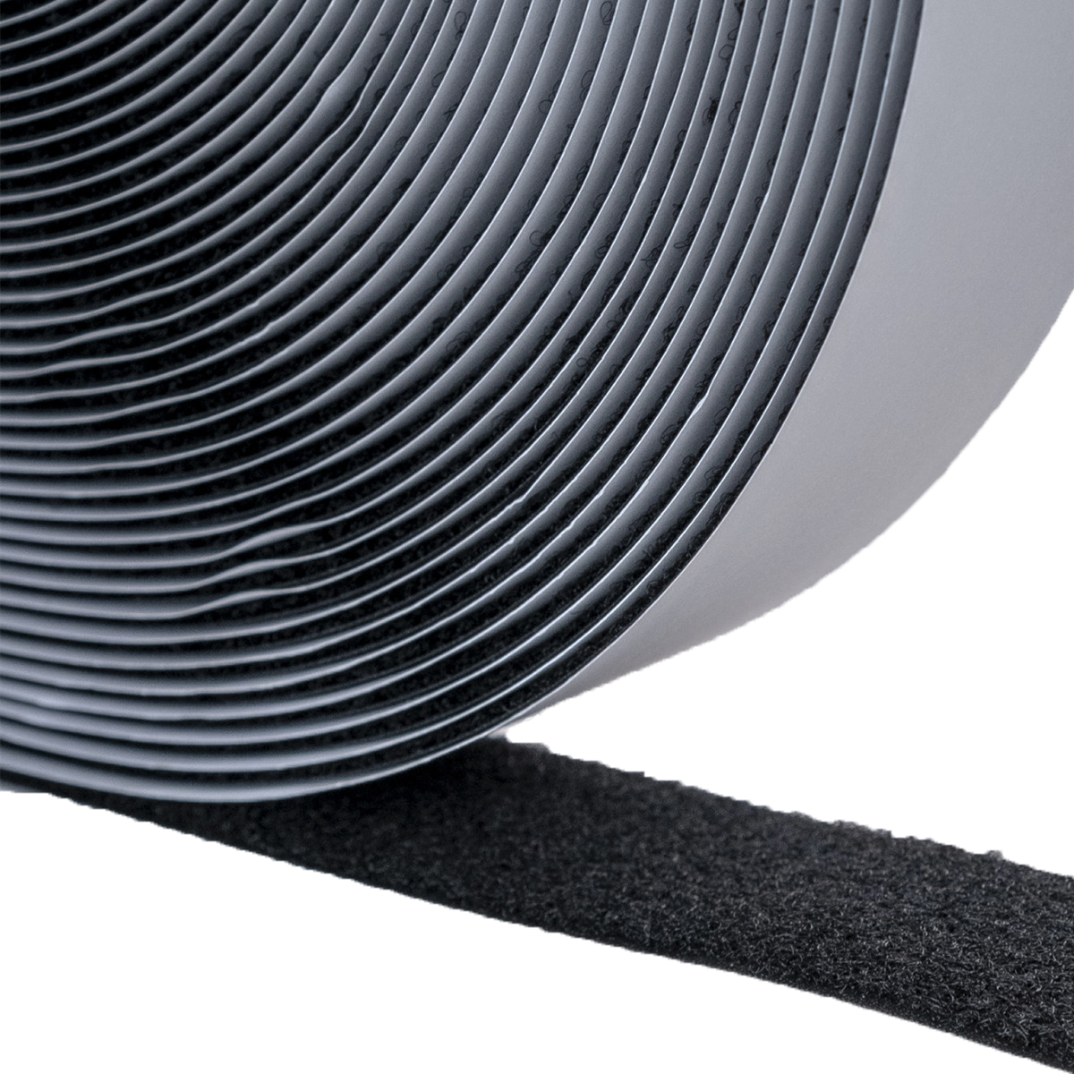 Velcro Ταινία - (Χριτς Χρατς) Μαύρο Μαλακό 2,5cm  Αυτοκόλλητο