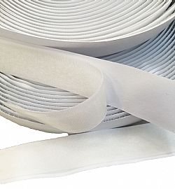 Velcro Ταινία - (Χριτς Χρατς) Λευκό  Μαλακό 2,5 cm Αυτοκόλλητο