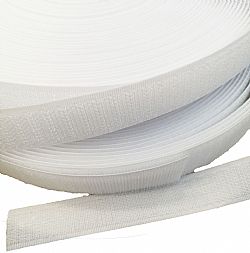 Velcro Ταινία - (Χριτς Χρατς)Λευκό  Σκληρό 2,5 cm Αυτοκόλλητο