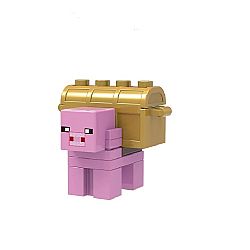 Συλλεκτική Φιγούρα Minecraft  Piggy  Treasure Chest  XH1566  4cm