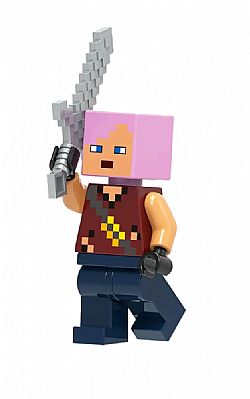 Συλλεκτική Φιγούρα Minecraft  Zombie Hunter G0036  4,5 cm