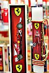Παχαλινή Λαμπάδα Ferrari  F1  Σαρλ Λεκλέρ Με Ξύλινο Κουτί 28x7x5cm