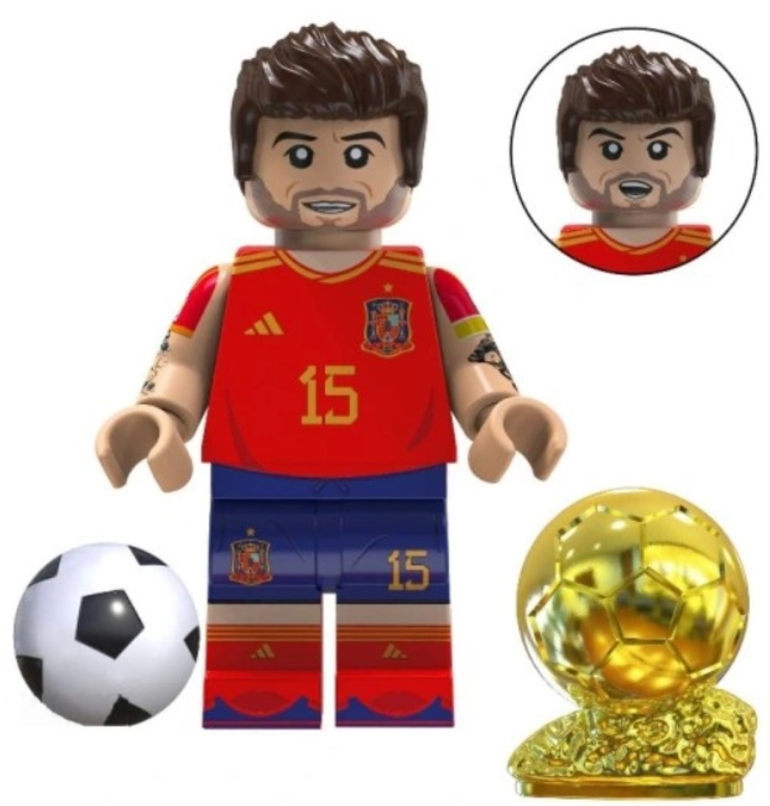 Συλλεκτική Φιγούρα Sergio Ramos Spain  TV7028   4,5 cm