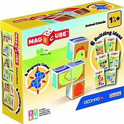 Κύβακια Geomag MAGICUBE - Συναρμολόγησε τα Ζωάκια