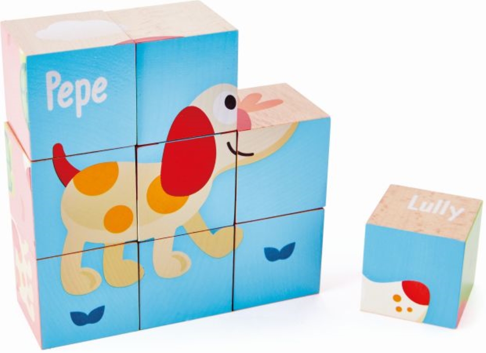 Puzzle Hape Friendship - Ο Πέπε & Οι Φίλοι Του Σχηματίζουν Έξι Διαφορετικές Εικόνες - 9Τεμ