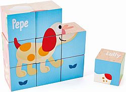 Puzzle Hape Friendship - Ο Πέπε & Οι Φίλοι Του Σχηματίζουν Έξι Διαφορετικές Εικόνες - 9Τεμ