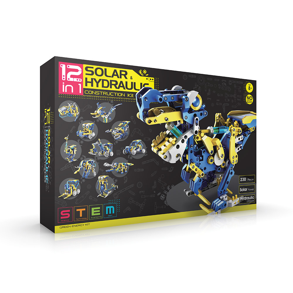 Σετ Κατασκευών 12 in 1 Solar Hydraulic Construction Kit