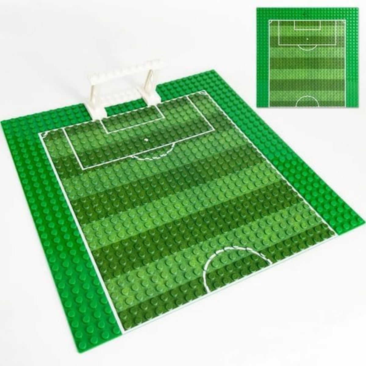Βάση Για Φιγούρες Γήπεδο Ποδοσφαίρου 25X25 cm Με Τέρμα