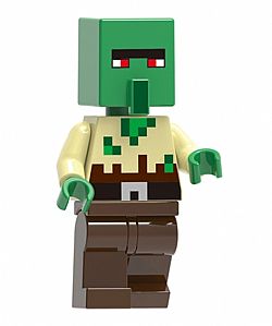 Συλλεκτική Φιγούρα Minecraft  Zombie Villager G0035  4,5 cm